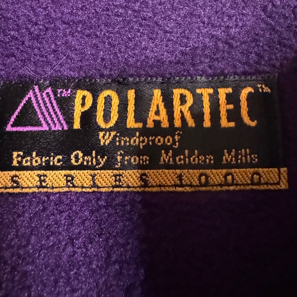 Vintage L.L. Bean Polartec Fleece Windbloc Series Pullover Jacket Size XL - Picture 8 of 11